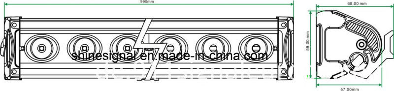 120W LED Grille Bar Light (SA5-24 120W)